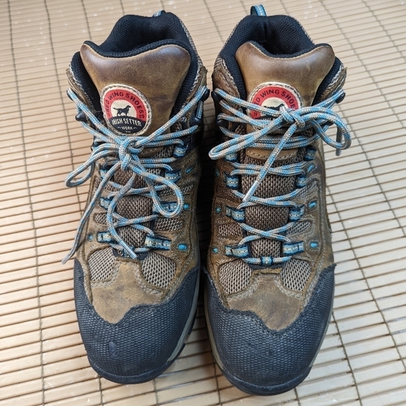 Red Wing Irish Setter TWO HARBORS 84204 hiking aluminum toe Waterproof shoes. Wo - Picture 2 of 11